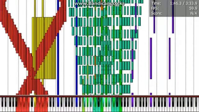 [Black midi] 검은악보 Bad Apple!! 935k notes by vesteel смотреть онлайн