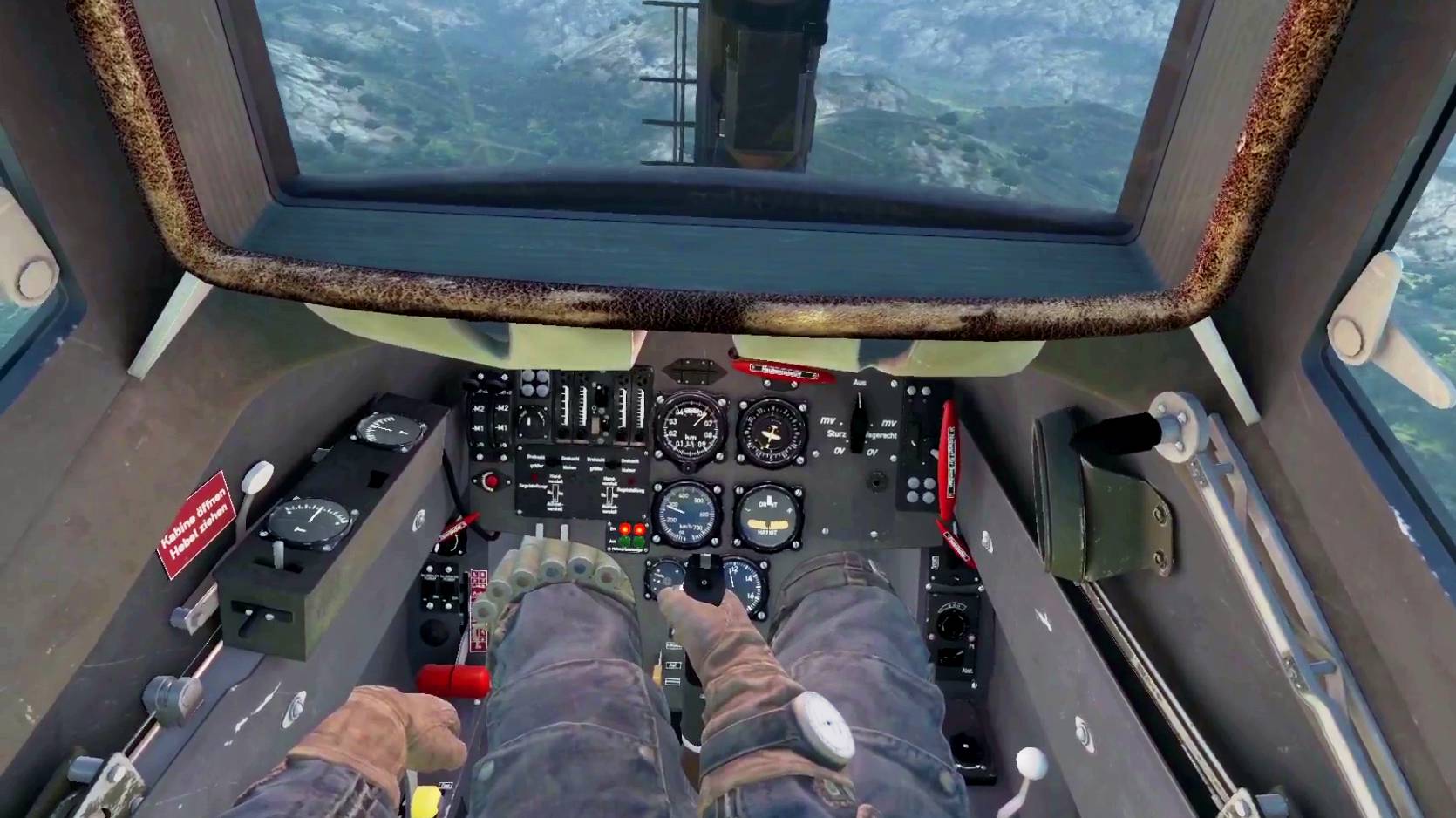 Вылет на Хеншель Hs 129 B-2 в VR шлеме в War Thunder. СБ режим. смотреть онлайн