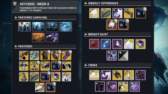 Eververse Bright Dust Calendar | Destiny 2 Season of Plunder New Cosmetics смотреть онлайн