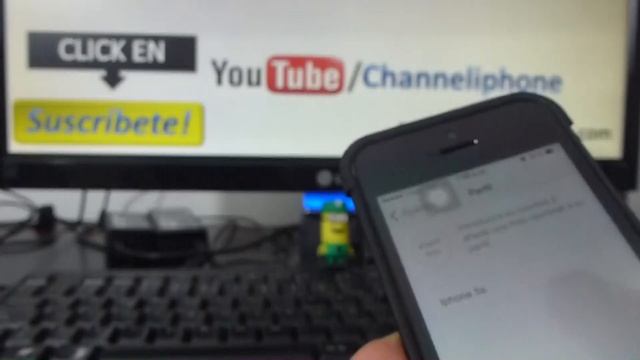 Cómo cambio mi foto de perfil de whatsapp iphone 5s 5C 5 4 iOS 7 español Channeliphone смотреть онлайн