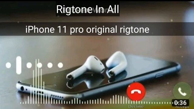 iPhone 11 pro original ringtone/best iPhone ringtone смотреть онлайн