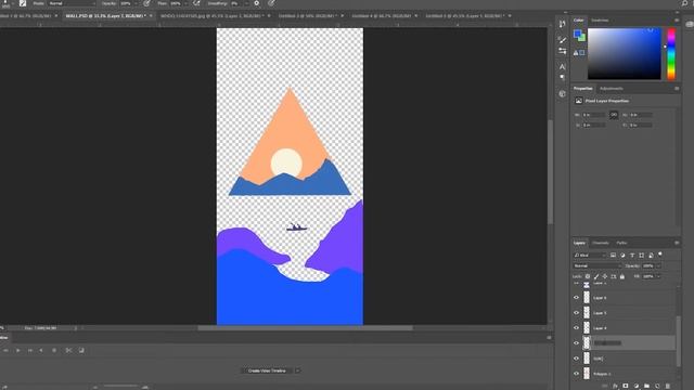 Create Iphone X Wallpaper from Scratch | Fast Edit | PHOTOSHOP смотреть онлайн