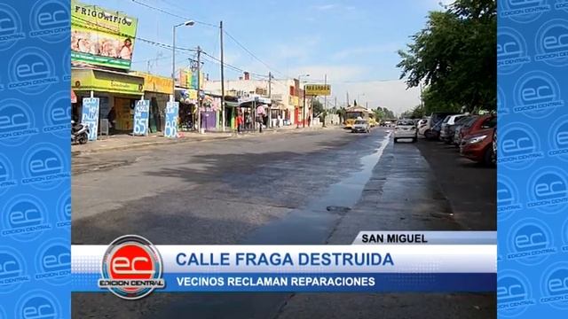San Miguel: Calle Fraga en lamentable estado. смотреть онлайн