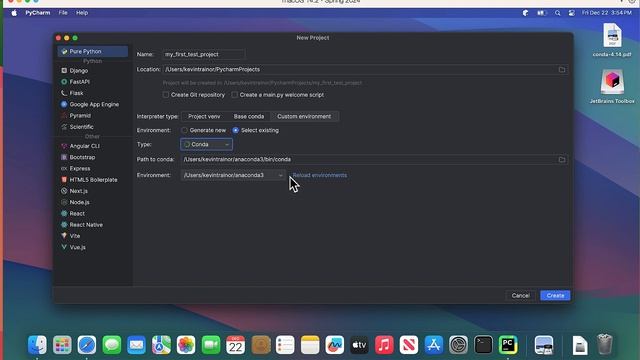 Tutorial: Install PyCharm Professional on macOS - REV Spring 2024 смотреть онлайн