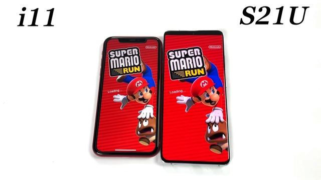 iPhone 11 vs SAMSUNG S21 Ultra - Speed Test смотреть онлайн