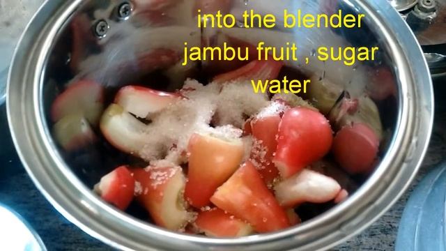 Refreshing summer drink Rose apple/ water apple/ jambu fruit recipe смотреть онлайн