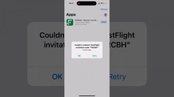 TestFlight invitation code - cuts first 5 characters! What is it?
