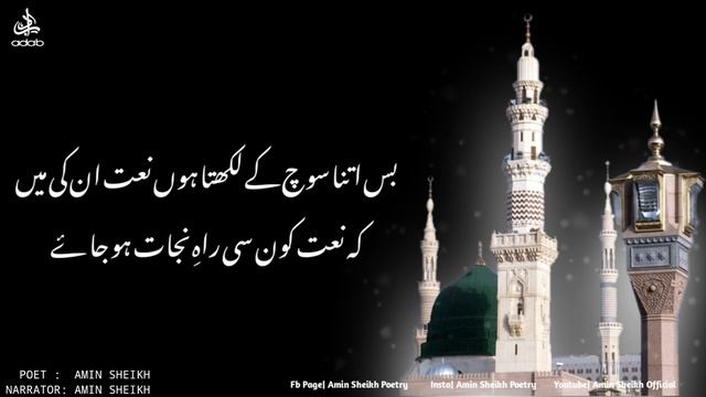 Eid Milad un Nabi Status 2021 | Poetry On Hazrat Mohammad | Islamic Poetry ~ Amin Sheikh Poetry смотреть онлайн