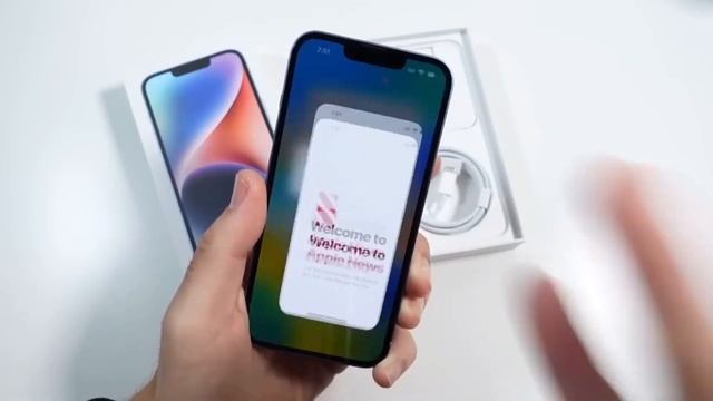 Apple IPhone 14 Blue Unboxing  || First Look || Technical Happin