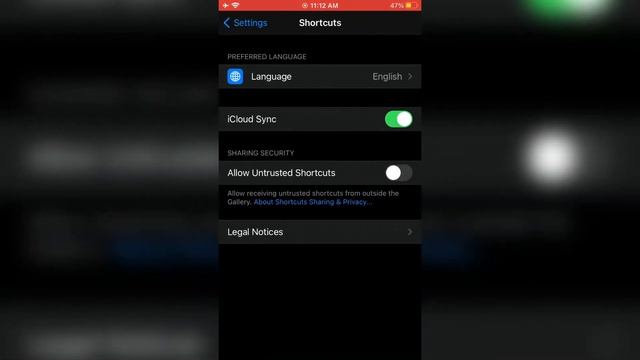 How To Fix Shortcut Can't Be Opened | How To Allow Untrusted Shortcuts in iOS 15 смотреть онлайн