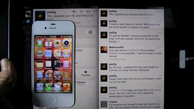 iPhone 4S & iPad 2 5.1.1/5.1/5.0.1 Untethered Jailbreak! iPhone 4S 5.1/5.0.1 Jailbreak & iPad 2 смотреть онлайн
