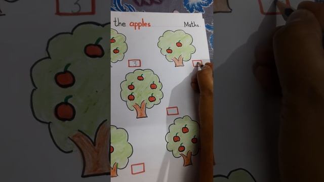 Maths: Count the apples in each Apple Tree.🌳🍎🍎 смотреть онлайн