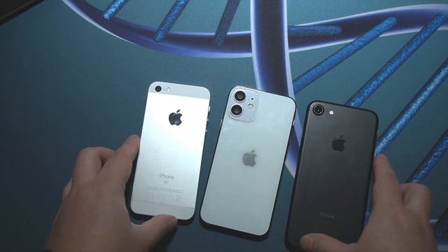 iPhone 12 mini (dummy) | size comparison with other iPhones смотреть онлайн