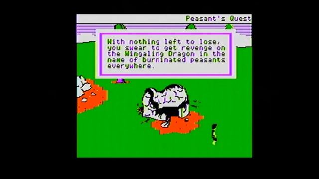 Peasant's Quest intro for Apple II смотреть онлайн