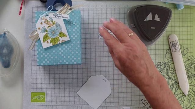 7 Days of Sale-A-Bration Day 1 Gift Bag featuring the Beautifully Happy stamp set from Stampin' UP! смотреть онлайн