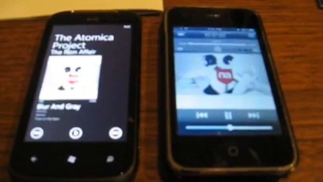 HTC Mozart vs iPhone 3GS for sound смотреть онлайн