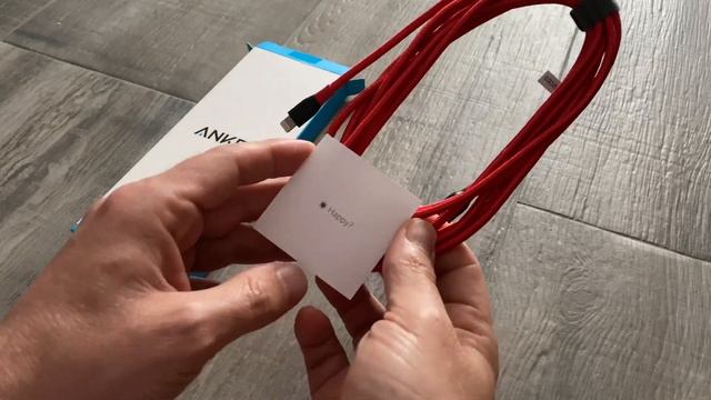 Only Unboxing | Anker Powerline+ (3m/9.8ft Lightning charging cable xtra long) recorded by Timelaps смотреть онлайн