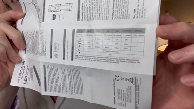 Nitecore EDC 27 unboxing смотреть онлайн