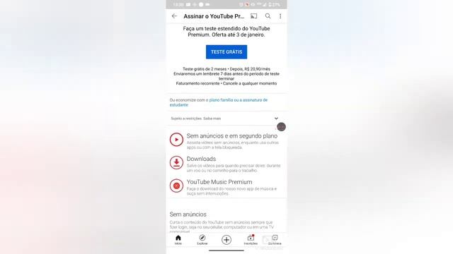 YOUTUBE PREMIUM BARATO (P/ ESTUDANTE) - 2021 смотреть онлайн
