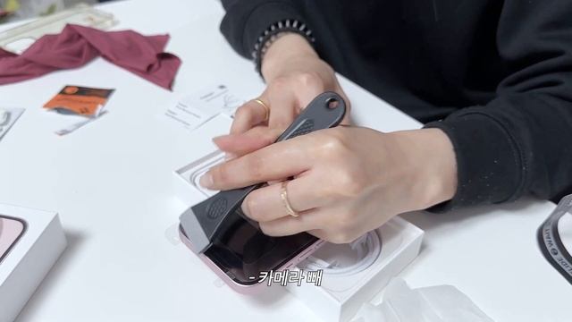[sub] 🎀아이폰15 핑크 언박싱 +케이스, 액세서리 I iPhone 15 Pink Unboxing смотреть онлайн