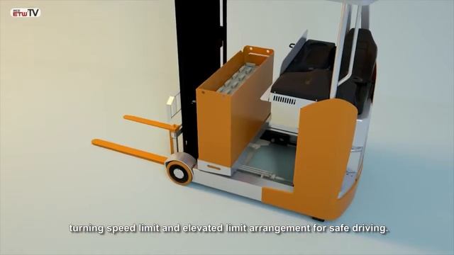 Zowell FRB20 Electric Reach Truck with 9m lifting height смотреть онлайн