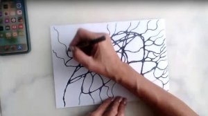 Нейрографика тема СТРАХ 😱