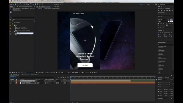 Tutorial - How to Add UI Animations in Perspective Mockups - After Effects смотреть онлайн