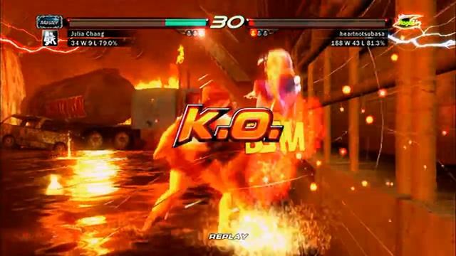 Tekken 6 : eZe218 (Julia) v. heartnotsubasa (Leo) смотреть онлайн