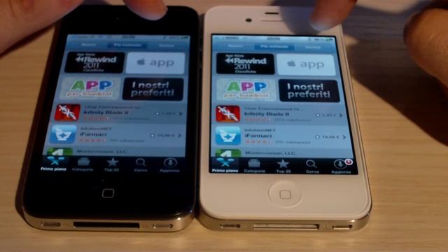 iPhone 4 vs 4S speed surf on the web with safari, app store & more смотреть онлайн