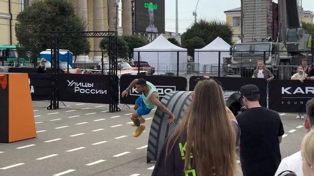 КАРДО:Международные соревнования по фрирану / паркур трюки и сальто (часть 1) смотреть онлайн