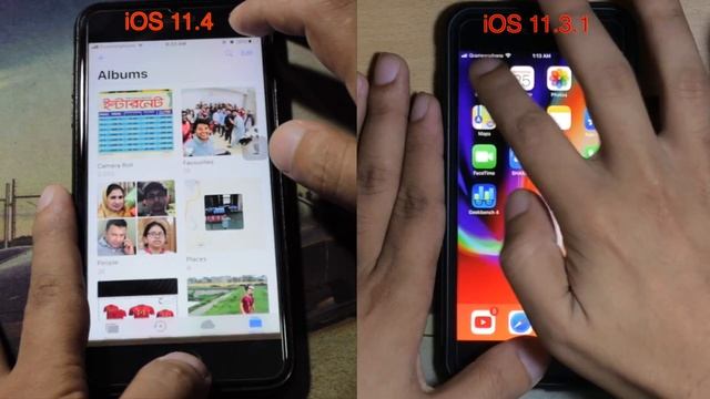 iOS 11.4 vs iOS 11.3.1 speed test on iPhone 7 plus | iSuperTech смотреть онлайн