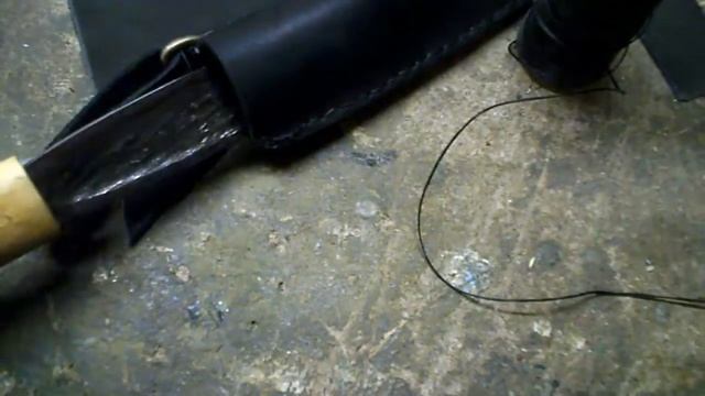 Нож якутский с кожаными ножнами смотреть онлайн
