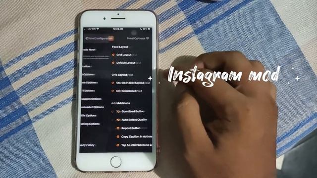 INSTAGRAM ++ // INSTA MOD APK IN IPHONE 7plus 😈 // So many features 😍 смотреть онлайн