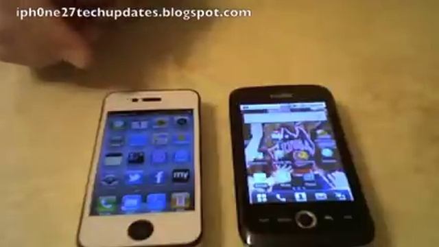 cricKet Huawei Ascend 2.2 Froyo vs iPhone 4 iOS 4.2.1 Jailbroken смотреть онлайн