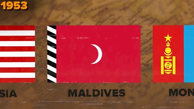 Evolution of ALL Asian Flags Over Last 100 Years (1924-2024) смотреть онлайн