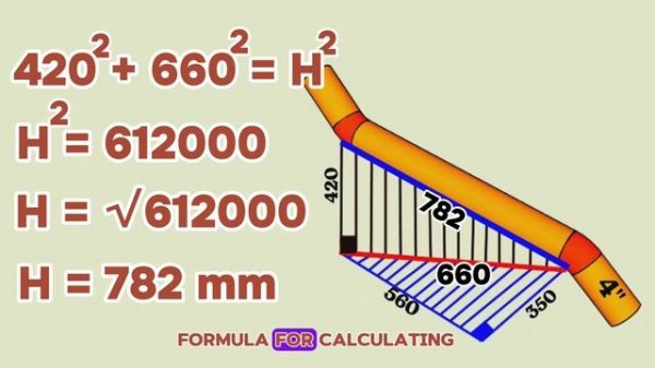 Pipe Length Calculation. How to calculate pipe section length?
