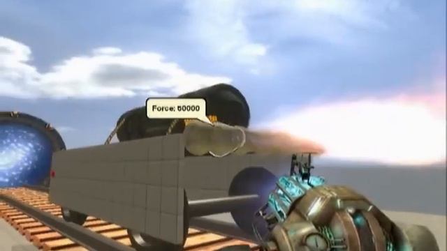 GMOD Sending naquadah bomb through stargate in my home v2 смотреть онлайн