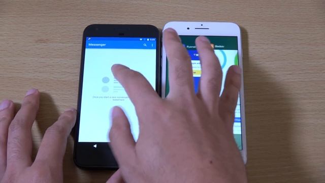 Google Pixel XL vs iPhone 7 Plus - Speed & Camera Test! смотреть онлайн