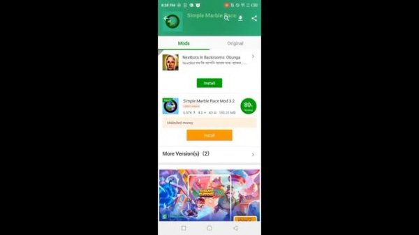 Simple marble race game unlimited money