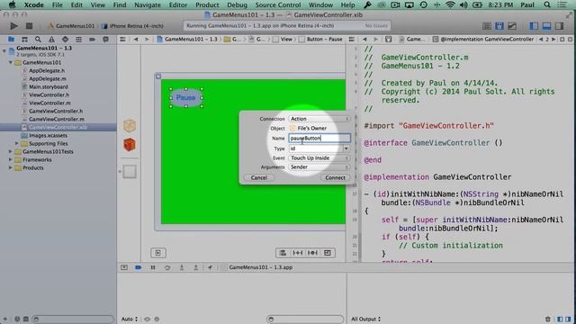 iPhone Game Tutorial 3 - Hide and Show Game Screens with Delegate Protocol using UIView Animation смотреть онлайн