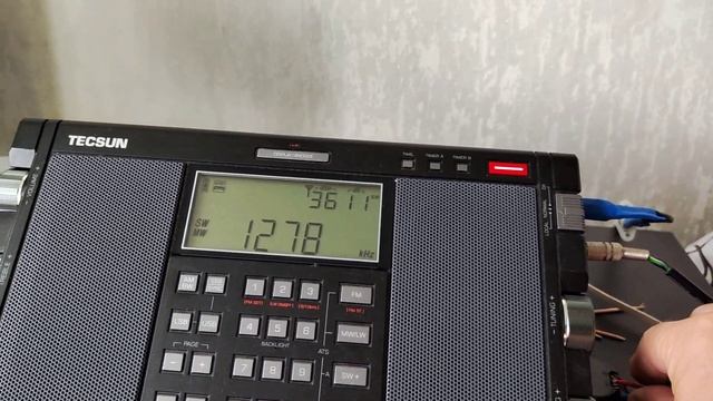 Tecsun H 501  AM.  1278 KHz. Odessa Ukraine.