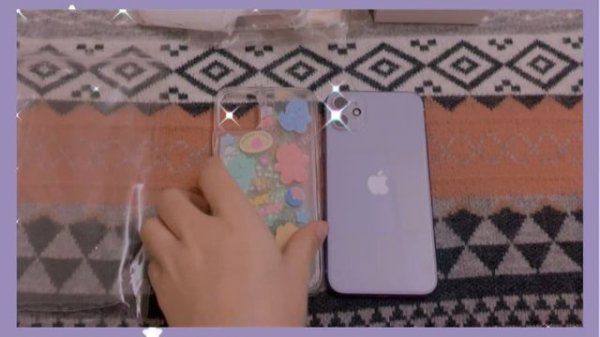 Unboxing Iphone 11 / Purple ☂️ / Cases Haul 🤍