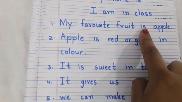 Show and tell competition | My Favorite Fruit | Apple 🍎 5 Line смотреть онлайн