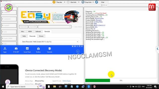 iPHONE 6S PLUS iOS 15 PASSCODE/iCLOUD BYPASS FULL SIM WORKING BY EFT PRO(NO BOOT USB/ONLY WINDOWS) смотреть онлайн