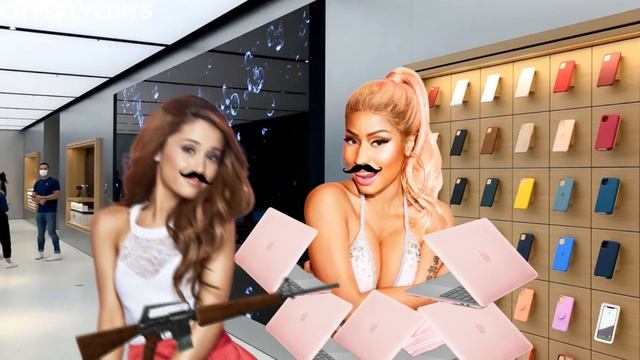 Celebrities at the APPLE STORE смотреть онлайн