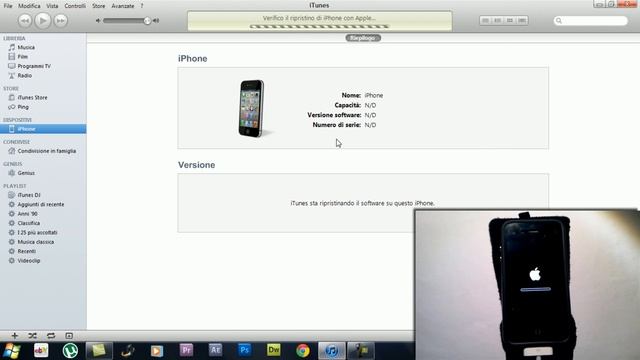 Ripristino iPhone 3GS/4/4S in Modalita DFU смотреть онлайн