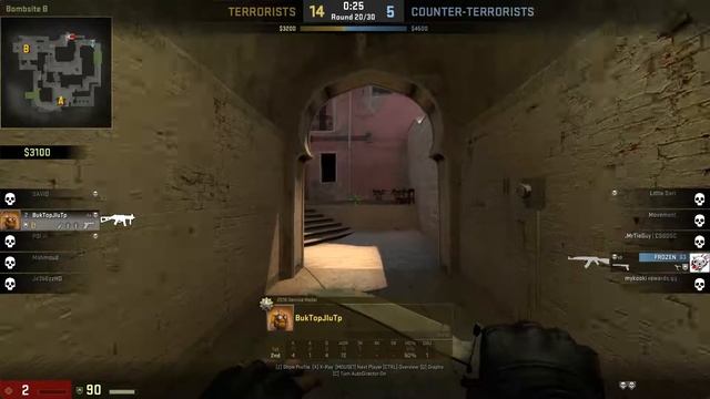 Counter-Strike: Global Offensive 2hp clutch смотреть онлайн