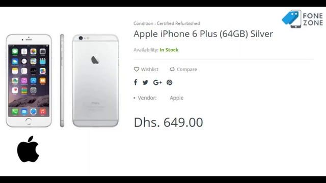 Apple Iphone 6 Plus 64GB| FoneZone.Ae смотреть онлайн