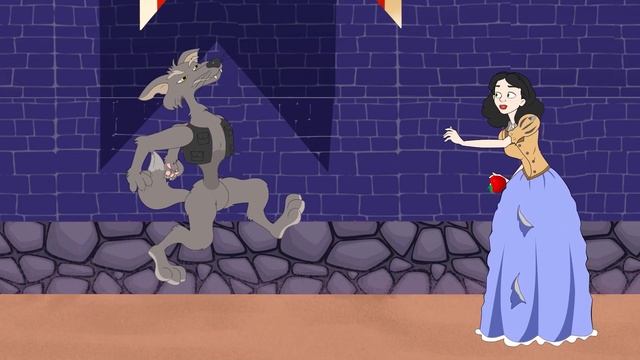 Wolf and Seven Little Goats - Stylish Goat - Snow White's Clothes | KONDOSAN English | Fairy Tales смотреть онлайн