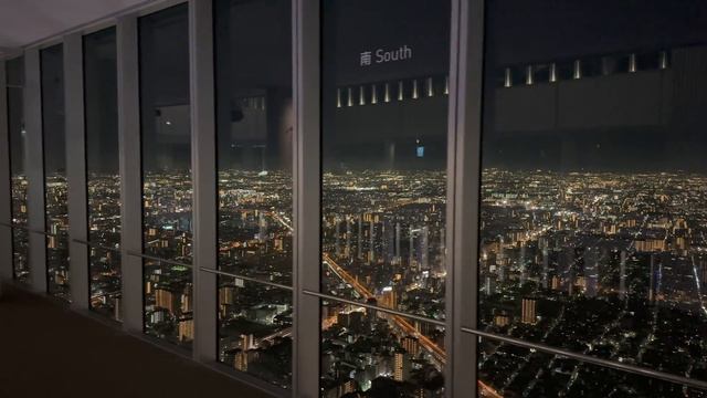 Osaka Abeno Harukas Observatory Walking Tour - Osaka Japan [4K/HDR/Binaural]